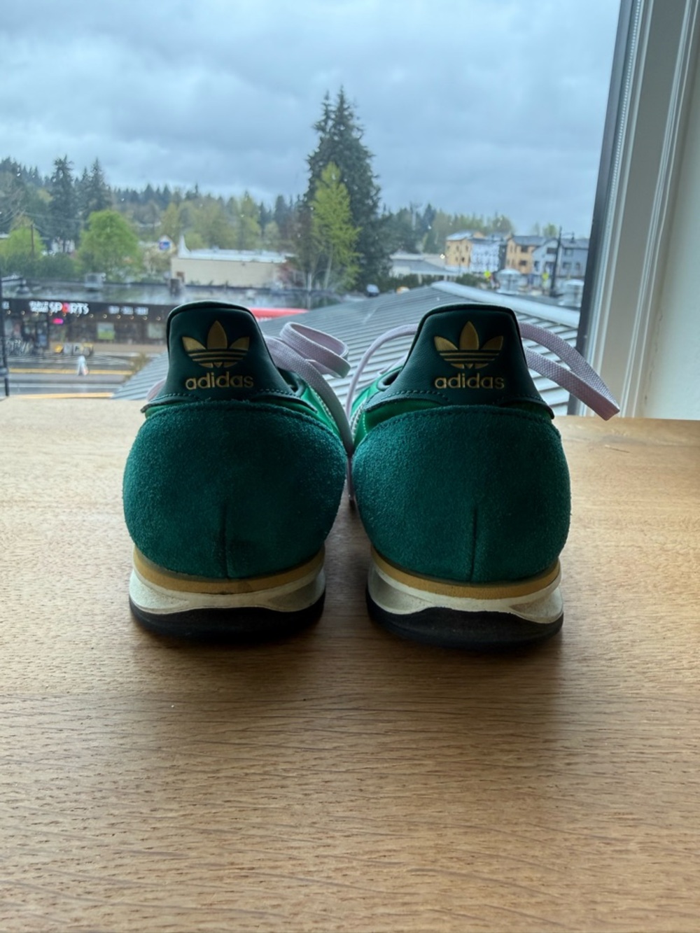adidas SL 72 OG shoes in Collegiate Green - Picture 4 of 7